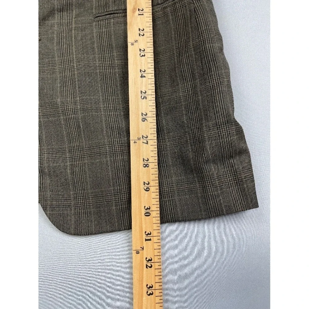 Hunter & Lords Mens Blazer 44 Loro Piana Super 100s Wool Fall Plaid‎ Sport Coat